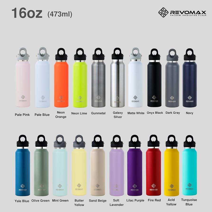 Amazon | 【REVOMAX公式】16oz 473ml 炭酸対応 ステンレスボトル